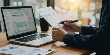 Small business owner analyzing tax documents for U.S. Tax Code Changes 2026