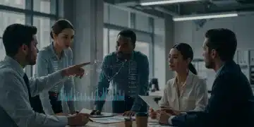 Professionals analyzing financial data for smart investing strategies.