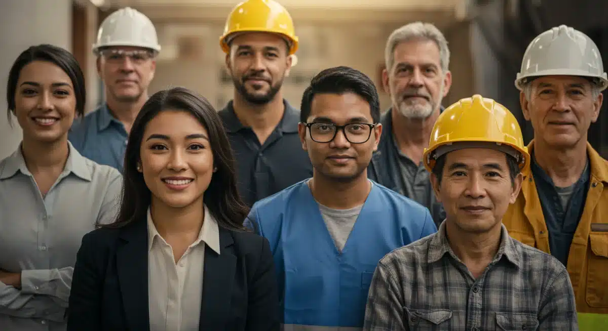 Diverse beneficiaries of the White House economic stimulus package, including small businesses and workers.