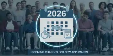 Calendar highlighting 2026 with disability benefit symbols, representing upcoming policy changes.