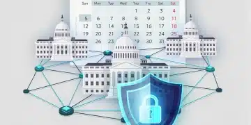 Illustration of federal agency cybersecurity standards, 2026 executive order