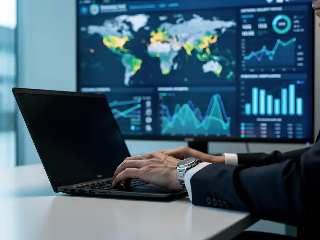 Government official implementing new cybersecurity protocols
