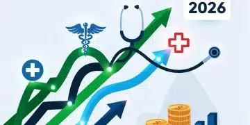 Illustration of financial growth and healthcare savings for 2026 HSA optimization