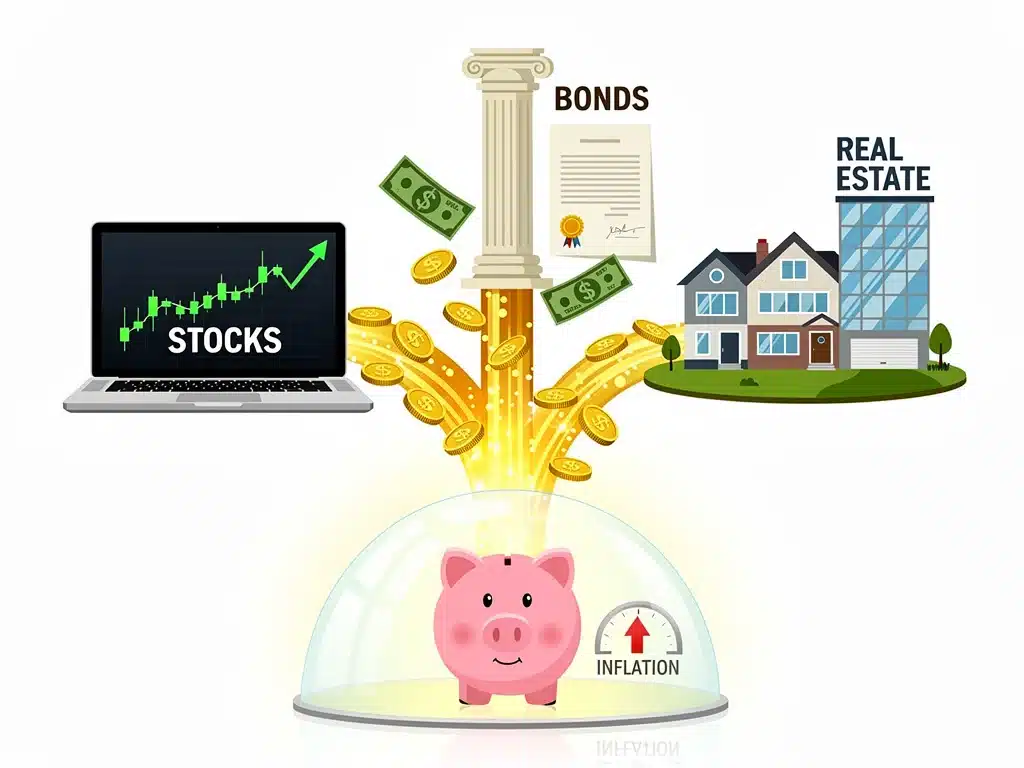 Diversifying investments to protect savings from 2026 inflation
