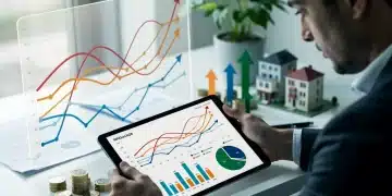 Financial planning for 2026 inflation, person analyzing savings impact