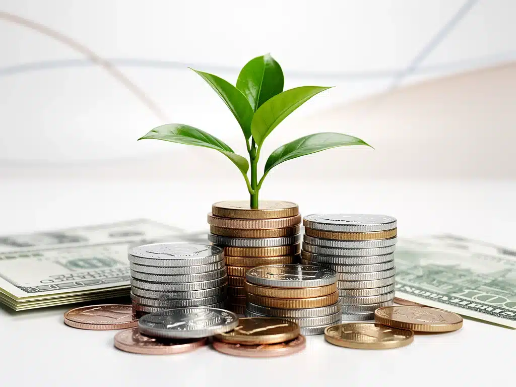 Visual representation of money growing through HSA investments