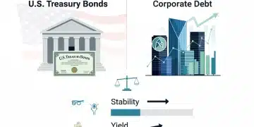 Comparative analysis of U.S. Treasury Bonds and Corporate Debt for fixed-income investments in 2026